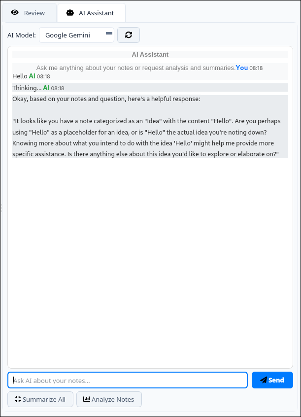 HaqotePad AI Assistant